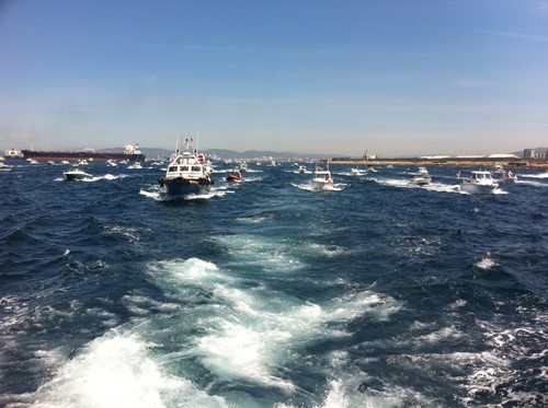 OV Flotilla Vessels in bay